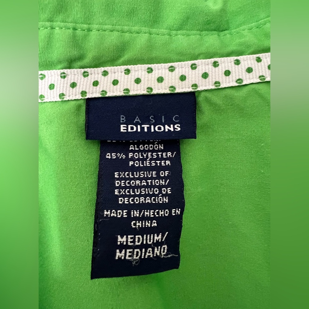 Basic Editions Button Down Top - Picture 5 of 6